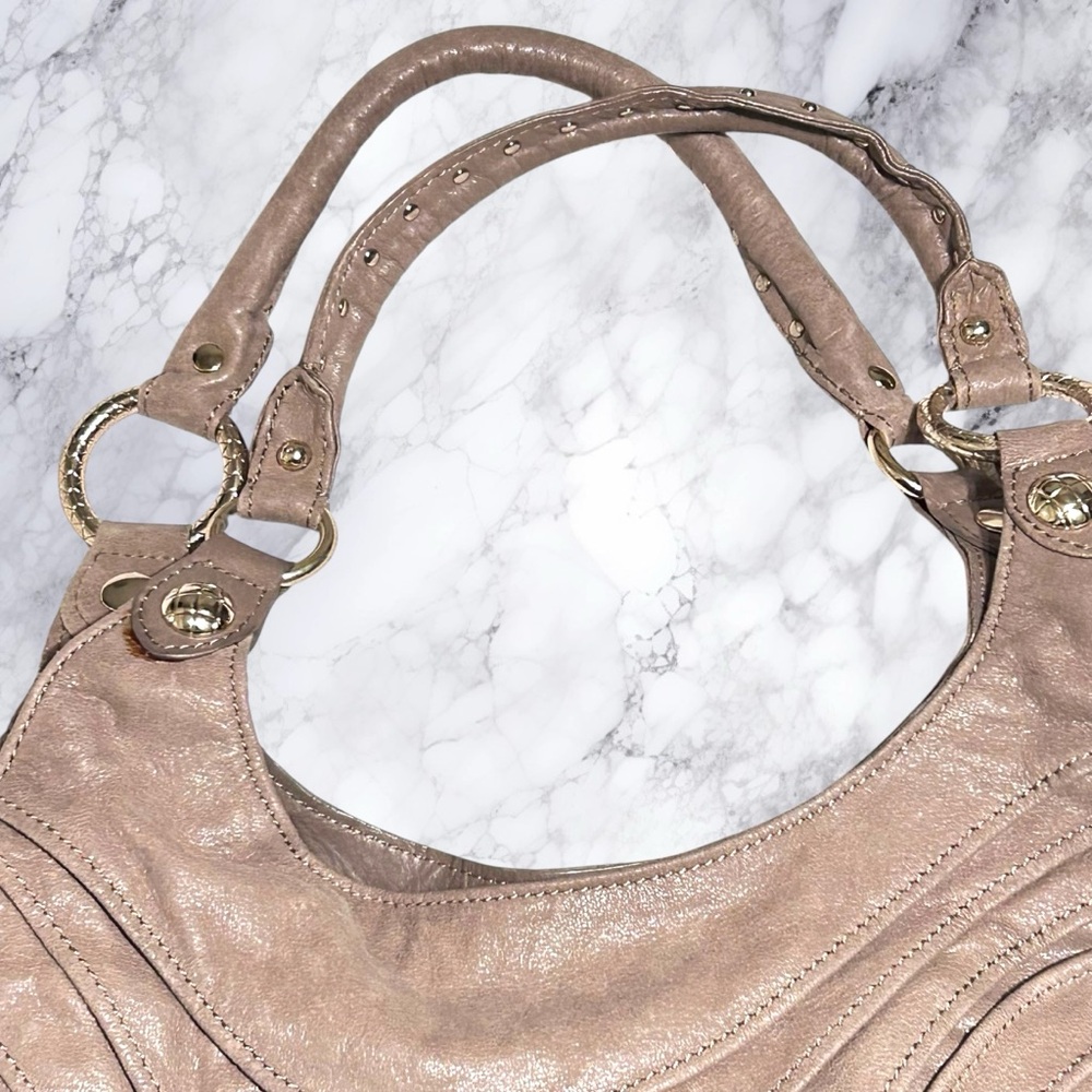 Elliott Lucca XL Purse Tan Light Brown Large Magnetic Shoulder - Picture 2 of 13